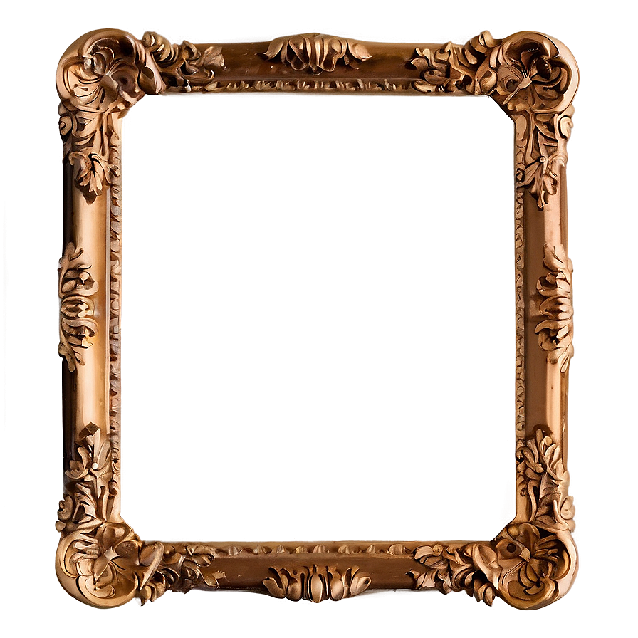 Vintage Photo Frame Design Png 20