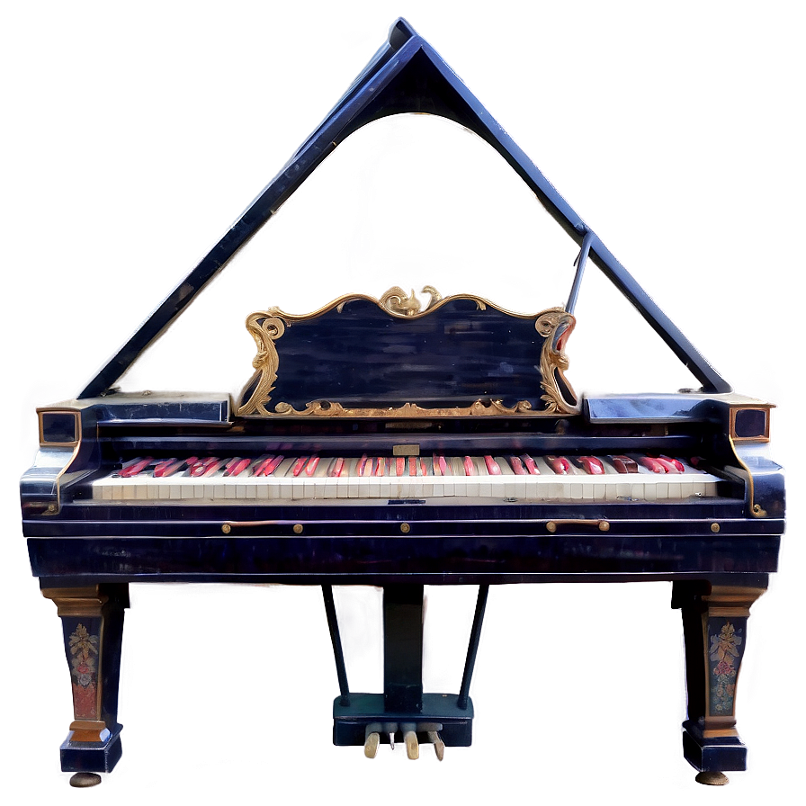 Vintage Piano Png 43