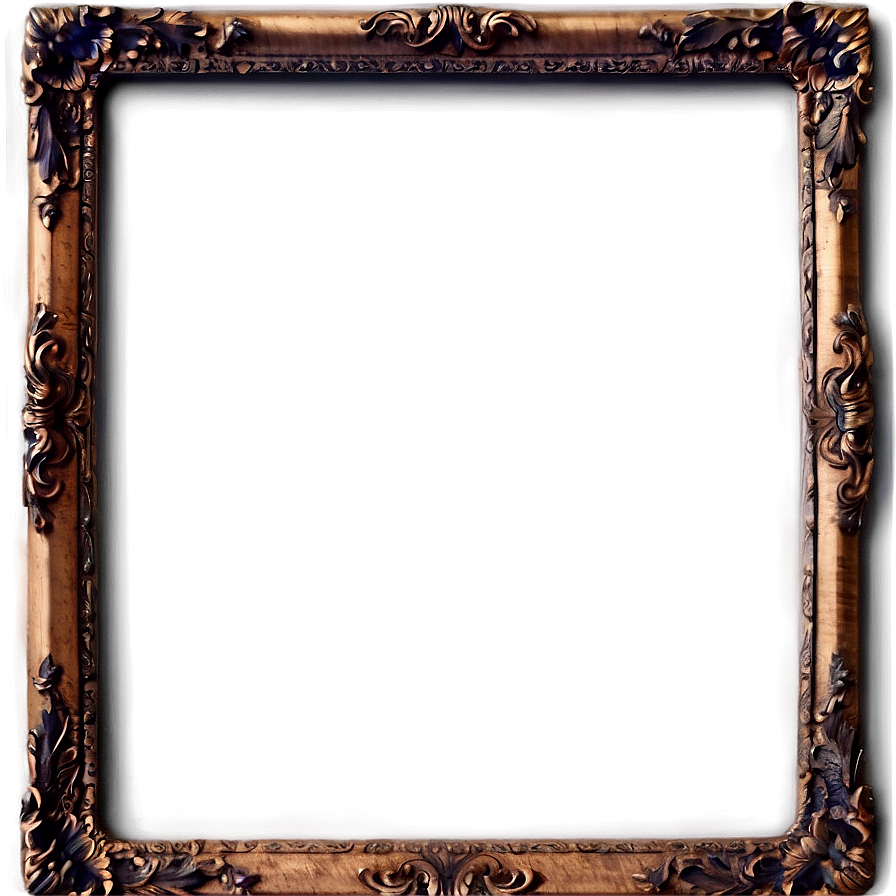 Vintage Picture Frame Png Uwl26