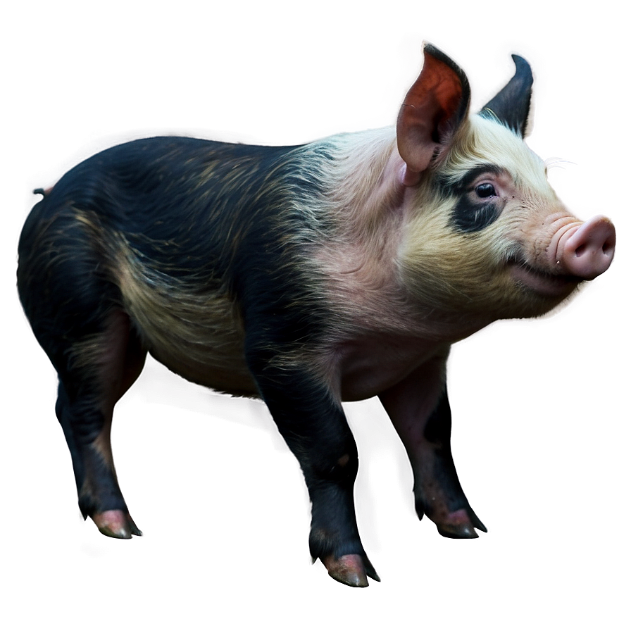 Vintage Pig Png 29