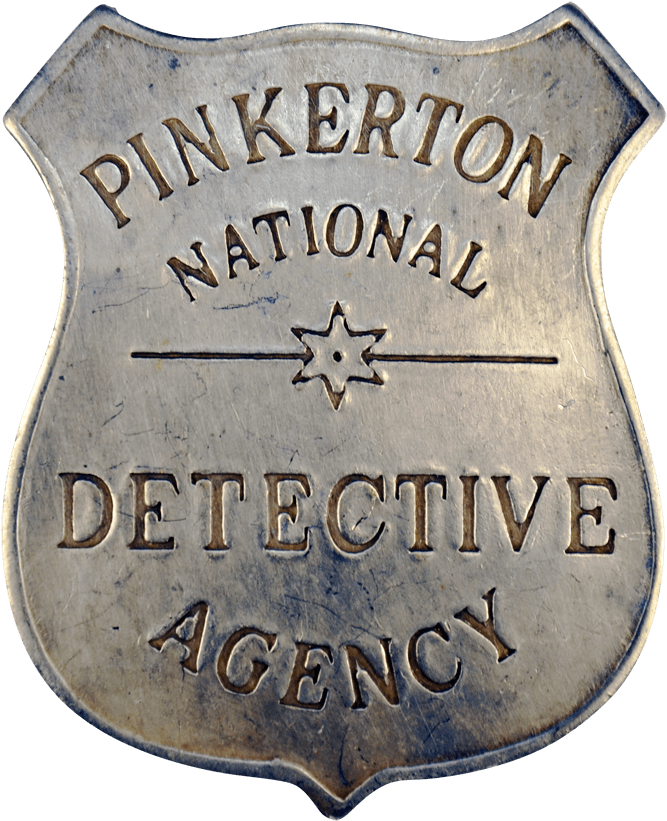 Vintage Pinkerton Detective Agency Badge