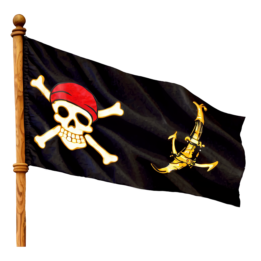 Vintage Pirate Flag Png 30