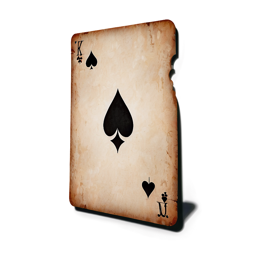 Vintage Playing Card Design Png Mpv