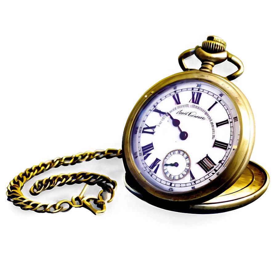 Vintage Pocket Watch Png Ijk