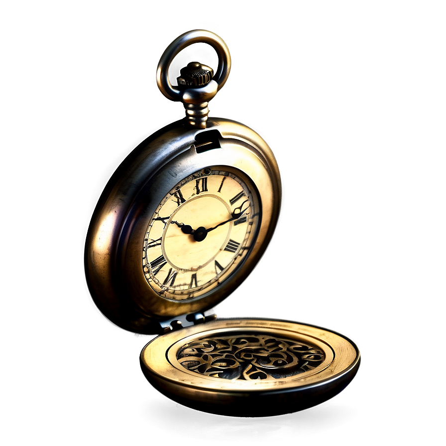 Vintage Pocket Watch Png Kps