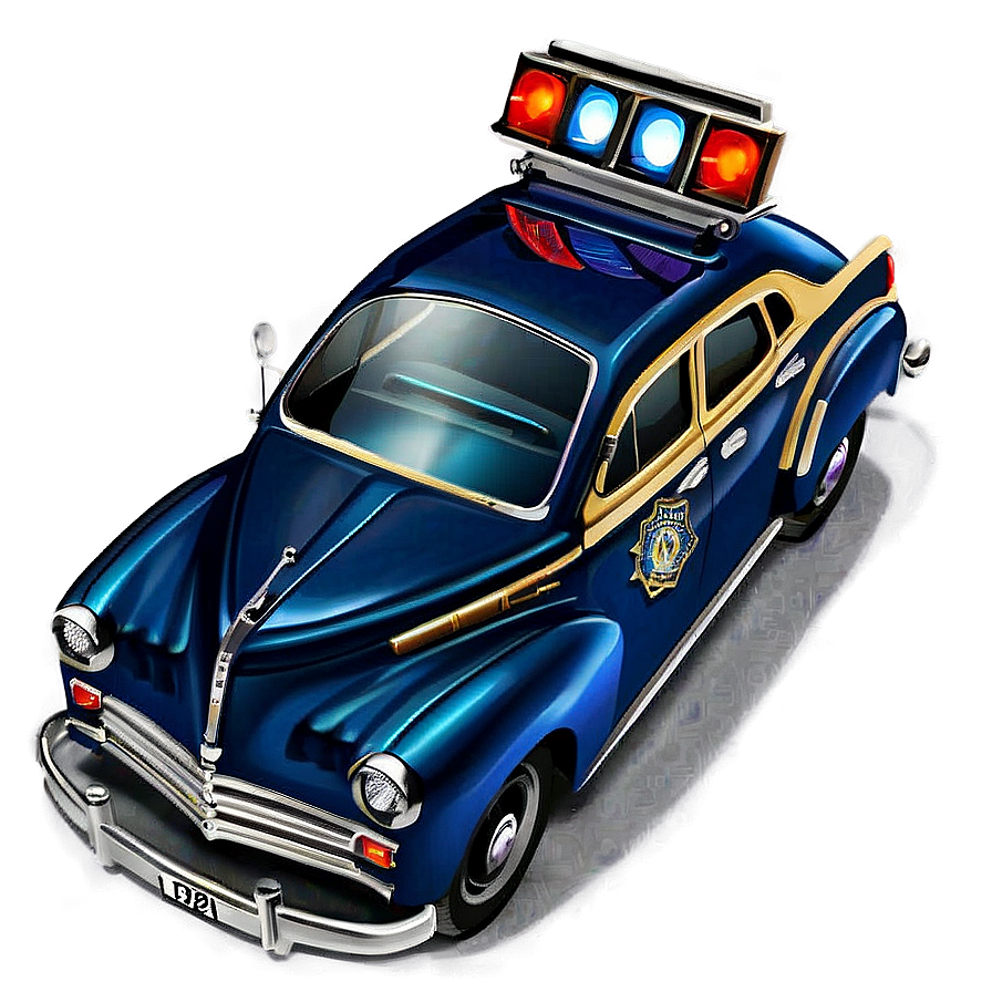 Vintage Police Car Png 67