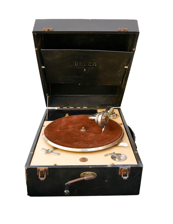 Vintage Portable Decca Gramophone