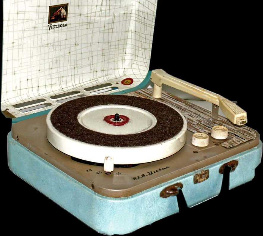 Vintage Portable Record Player