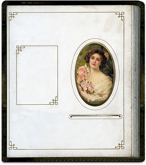 Vintage Portraitin Photo Album