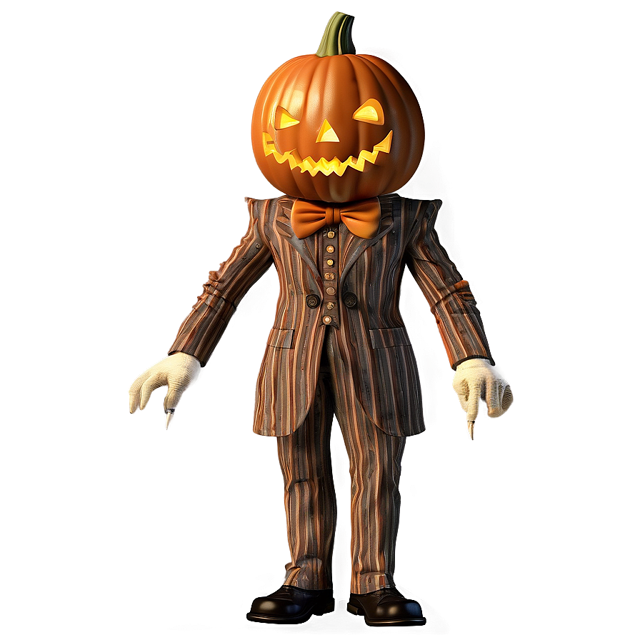 Vintage Pumpkin Head Png Bsq