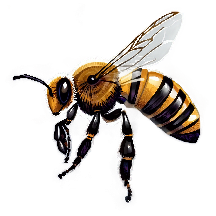 Vintage Queen Bee Drawing Png Sno