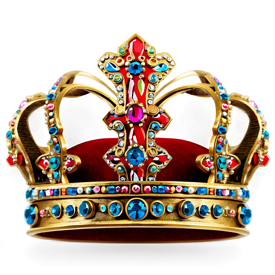 Vintage Queen Crown Png 05212024