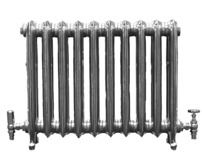 Vintage Radiator Black Background