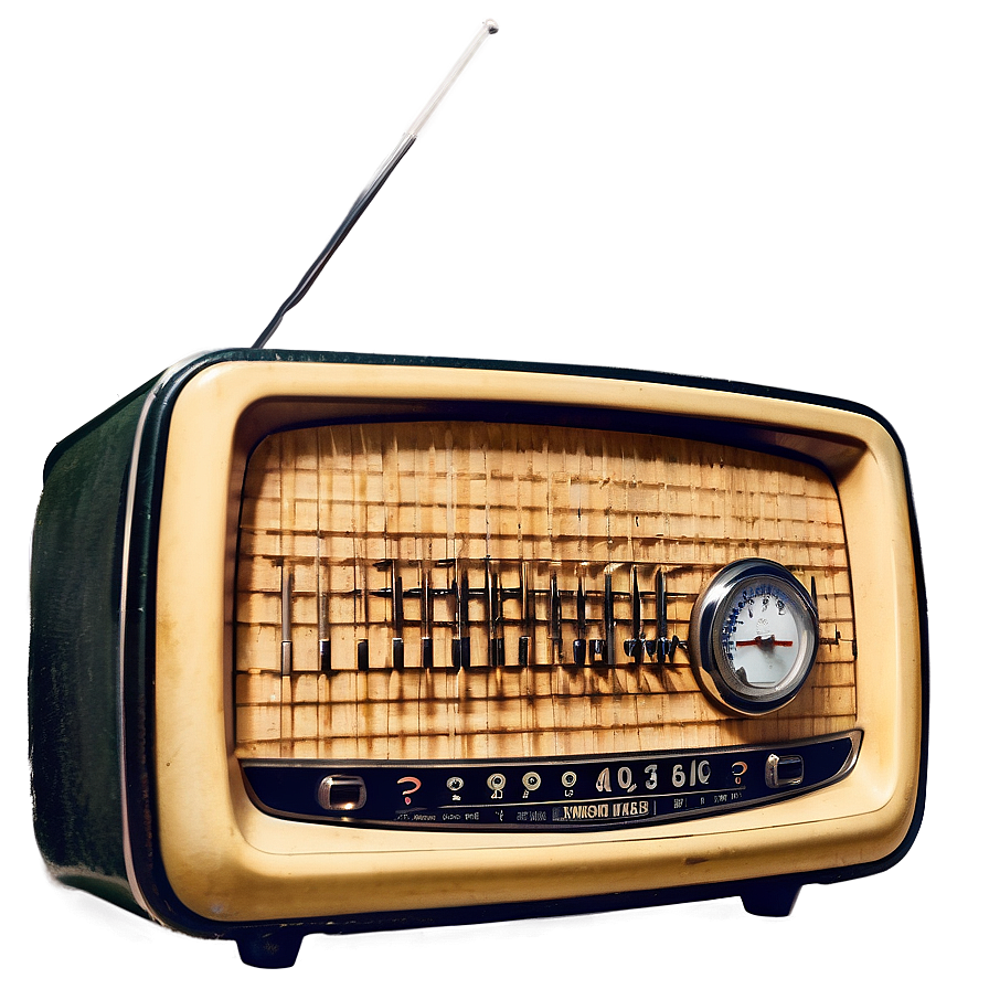 Vintage Radio Advertisement Png Aoe97