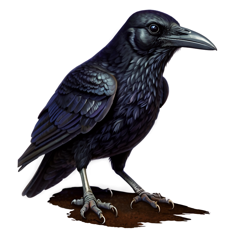 Vintage Raven Png 58