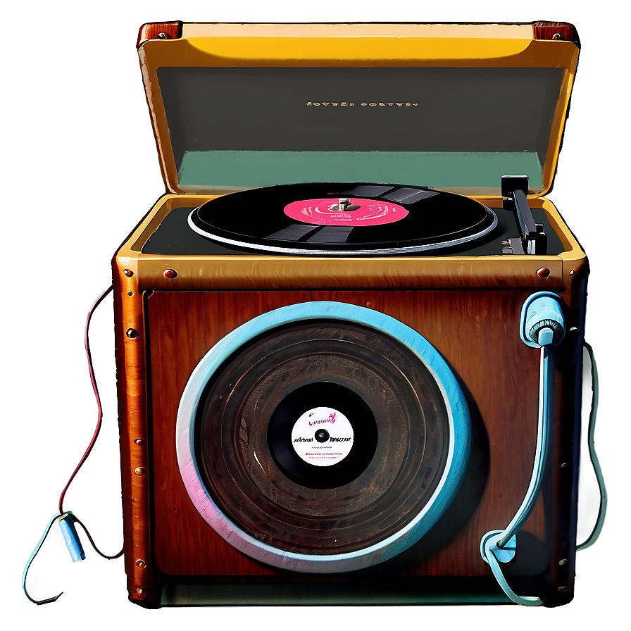 Vintage Record Player Tumblr Png 06112024