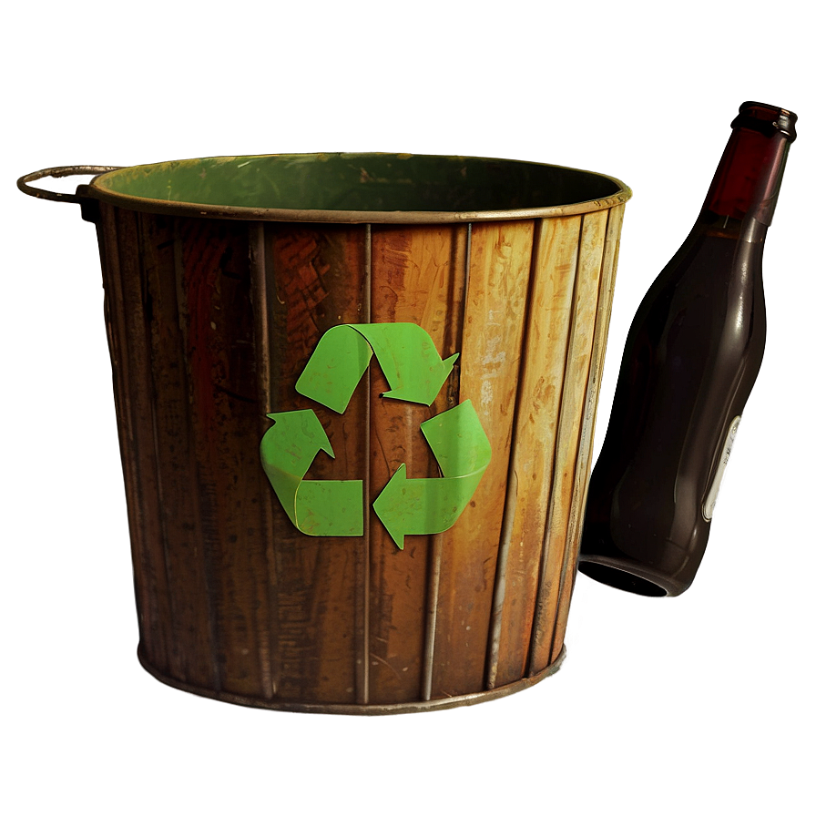 Vintage Recycle Bin Png 06132024