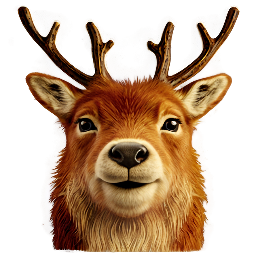 Vintage Reindeer Png 56