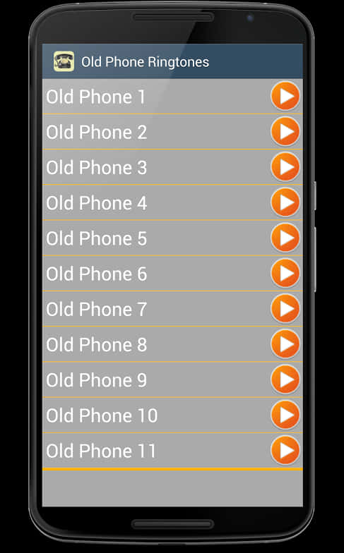 Vintage Ringtones App Screen