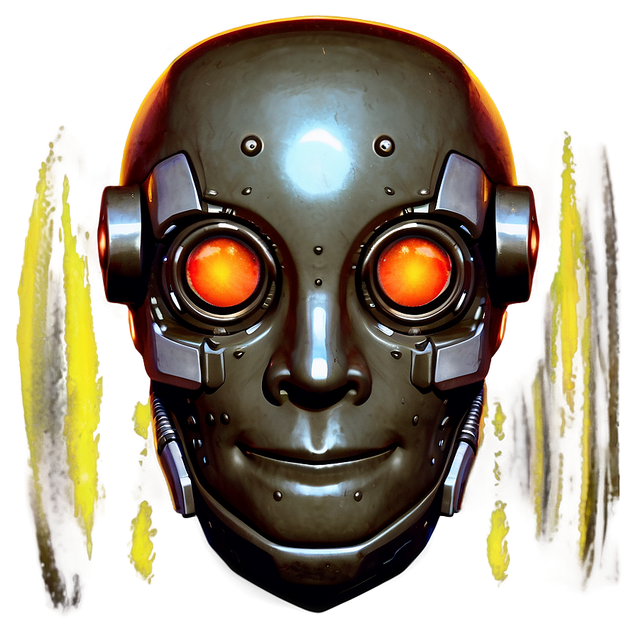 Vintage Robot Head Png Xsx