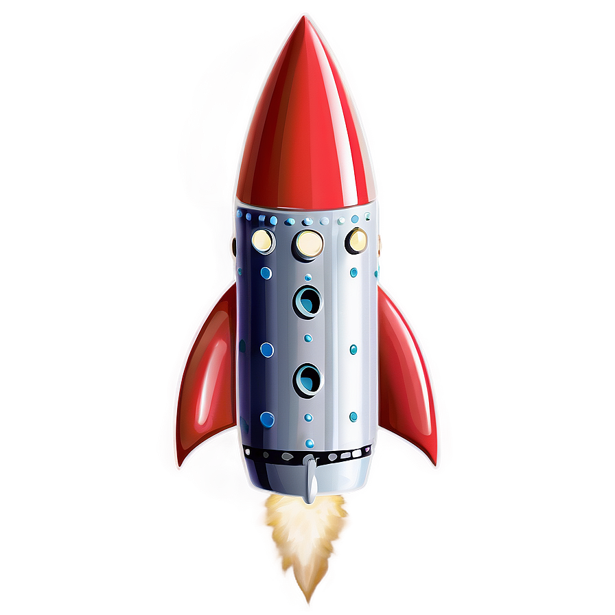 Vintage Rocketship Png Kso