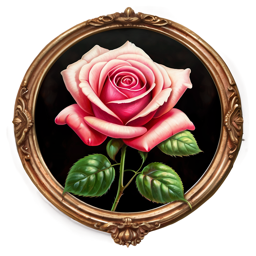 Vintage Rose Beauty Png 06292024