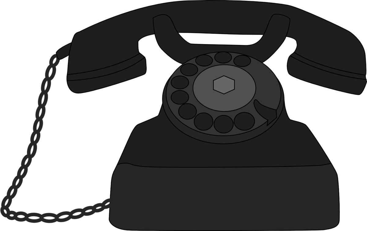 Vintage Rotary Phone Clipart