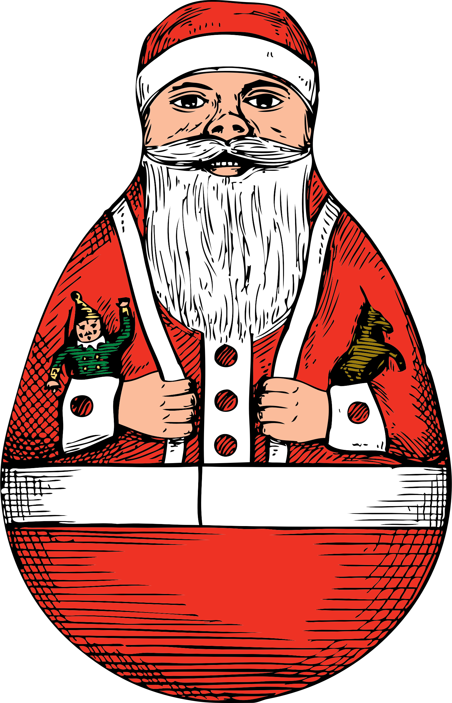 Vintage Santa Claus Illustration