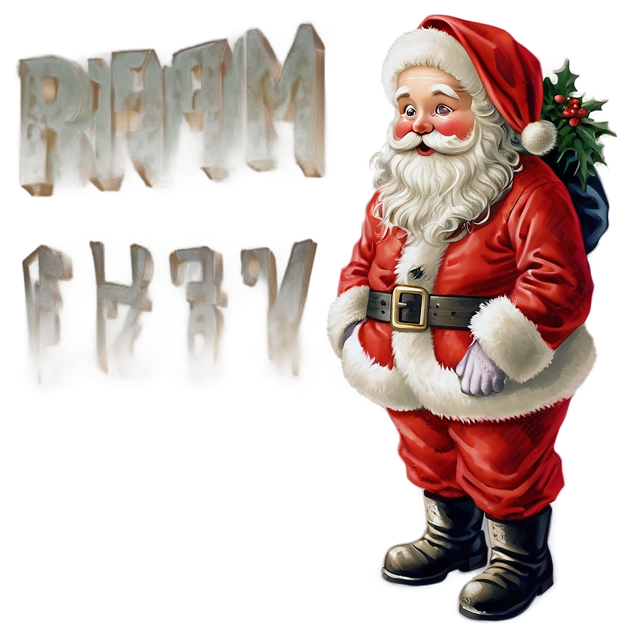 Vintage Santa Claus Png Rel34