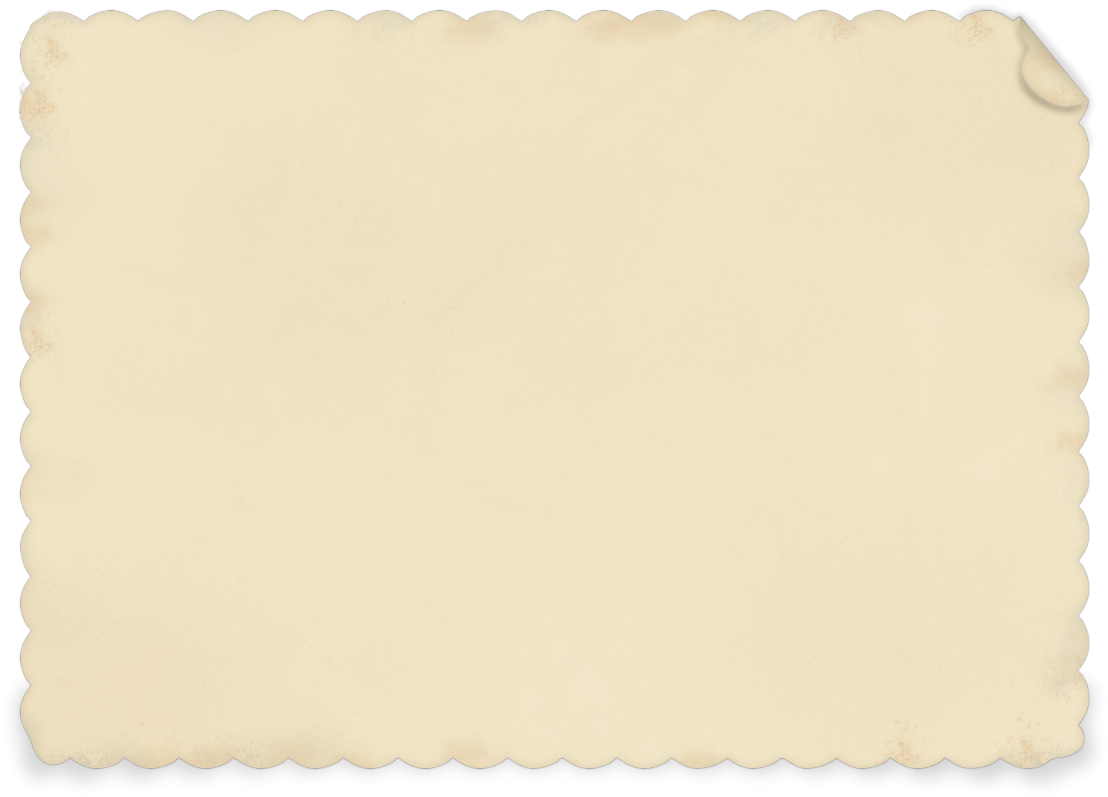 Vintage Scalloped Edge Blank Note Paper