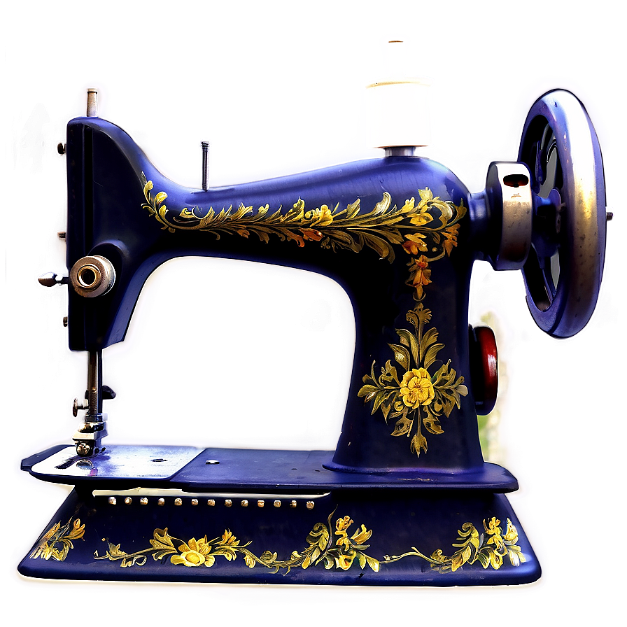 Vintage Sewing Machine Png 57