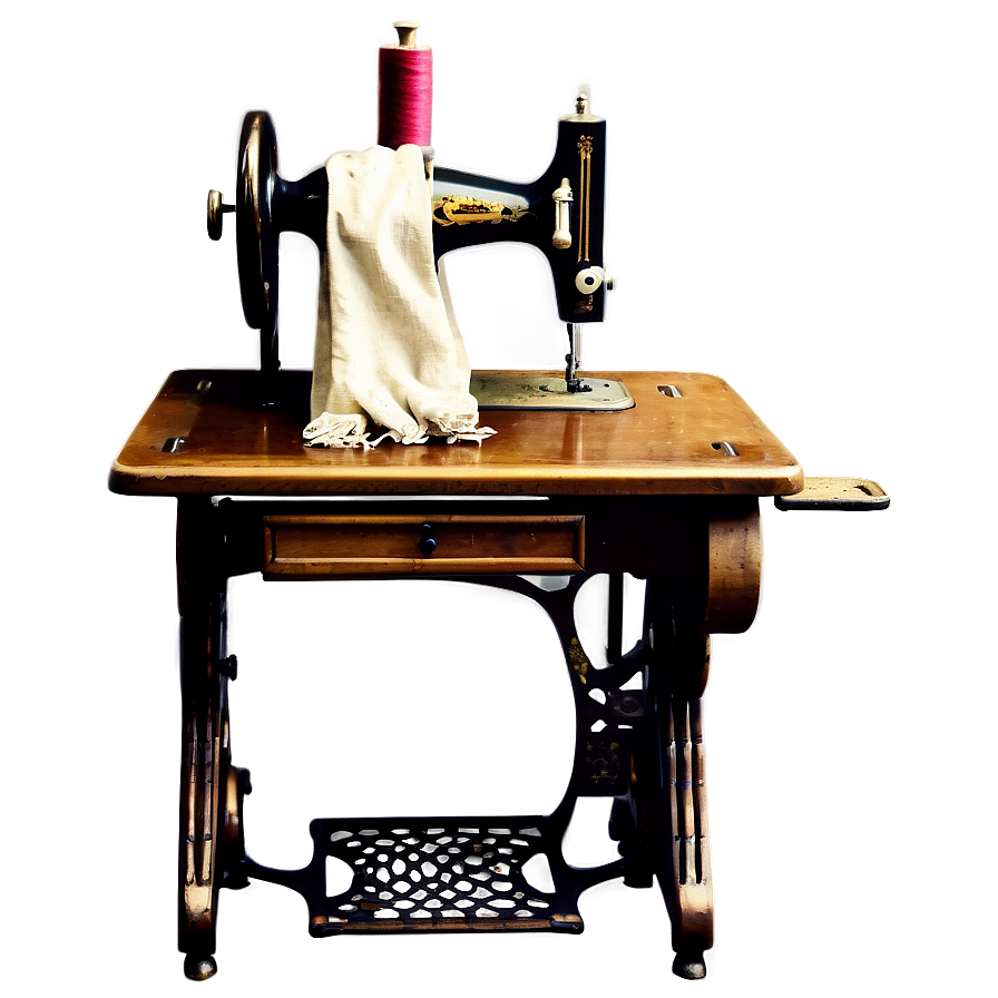 Vintage Sewing Machine Png Stu79