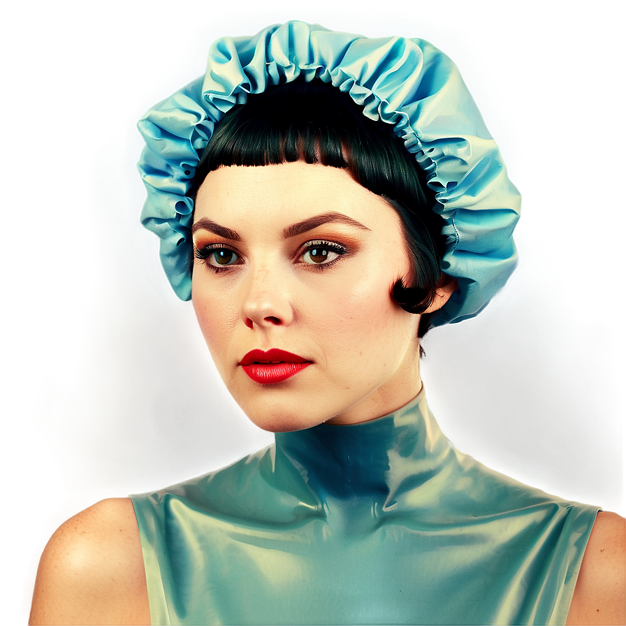 Vintage Shower Cap Png 06282024