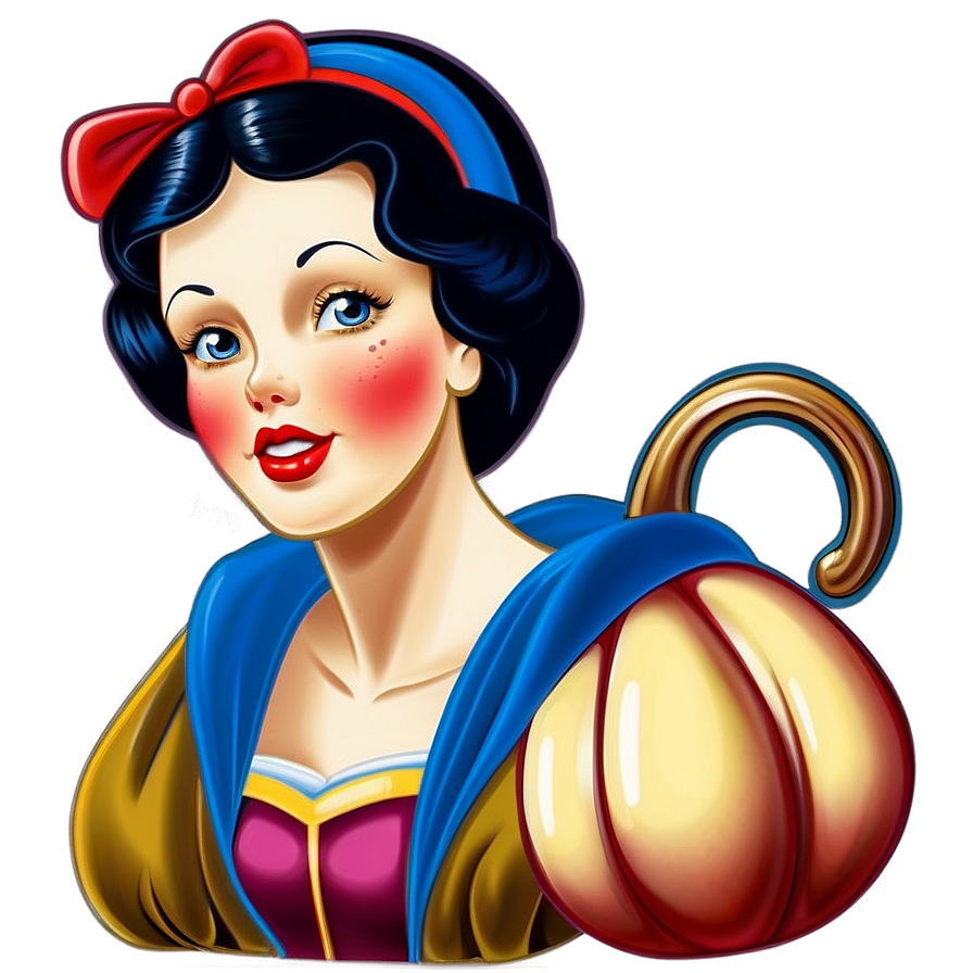 Vintage Snow White Artwork Png 4