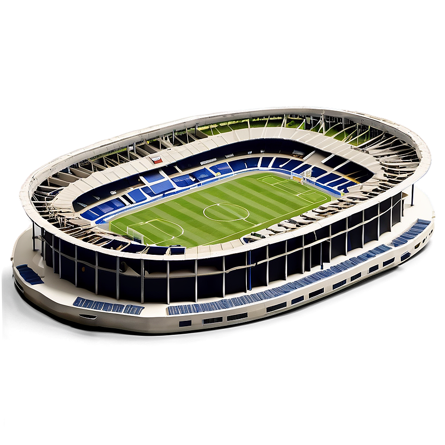 Vintage Soccer Stadium Architecture Png 06252024