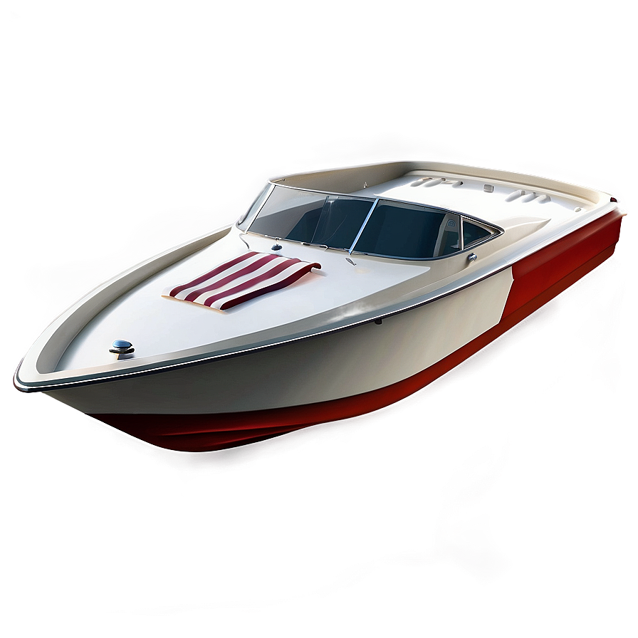 Vintage Speed Boat Png Cyg