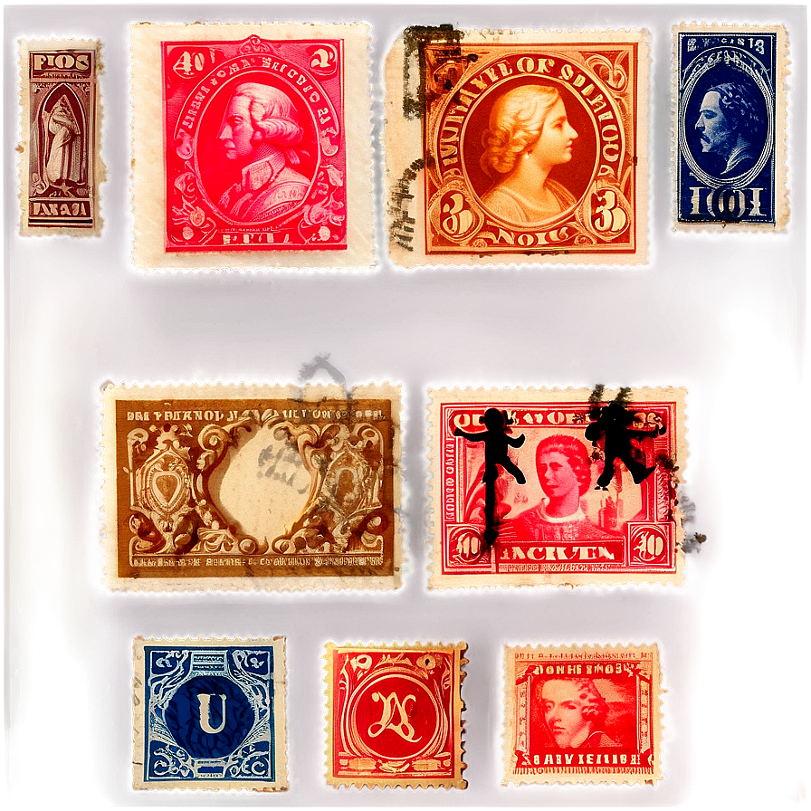 Vintage Stamp Curated Collection Png 06282024