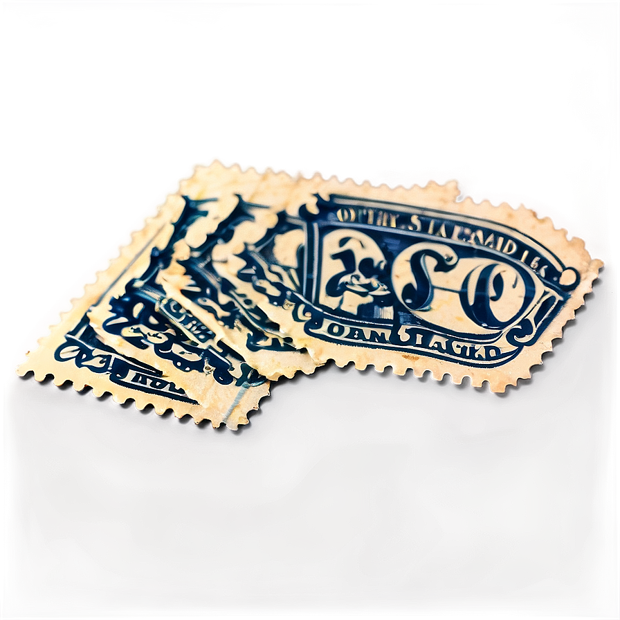 Vintage Stamp D