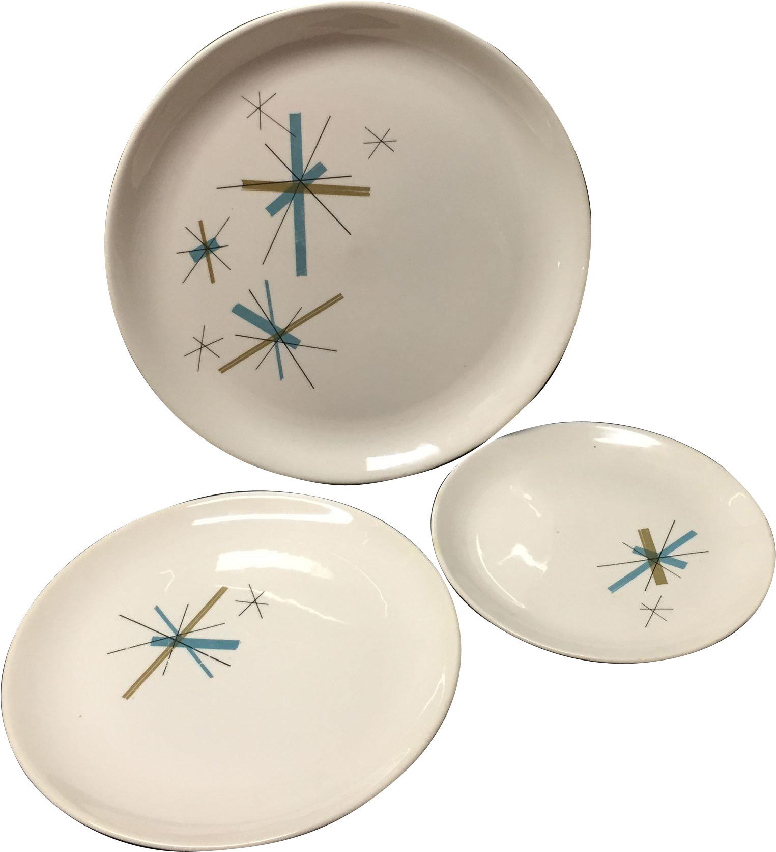 Vintage Starburst Dinnerware Set