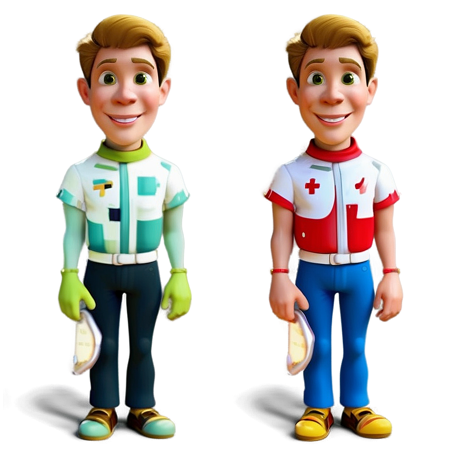 Vintage Style Cartoon Character Png 64