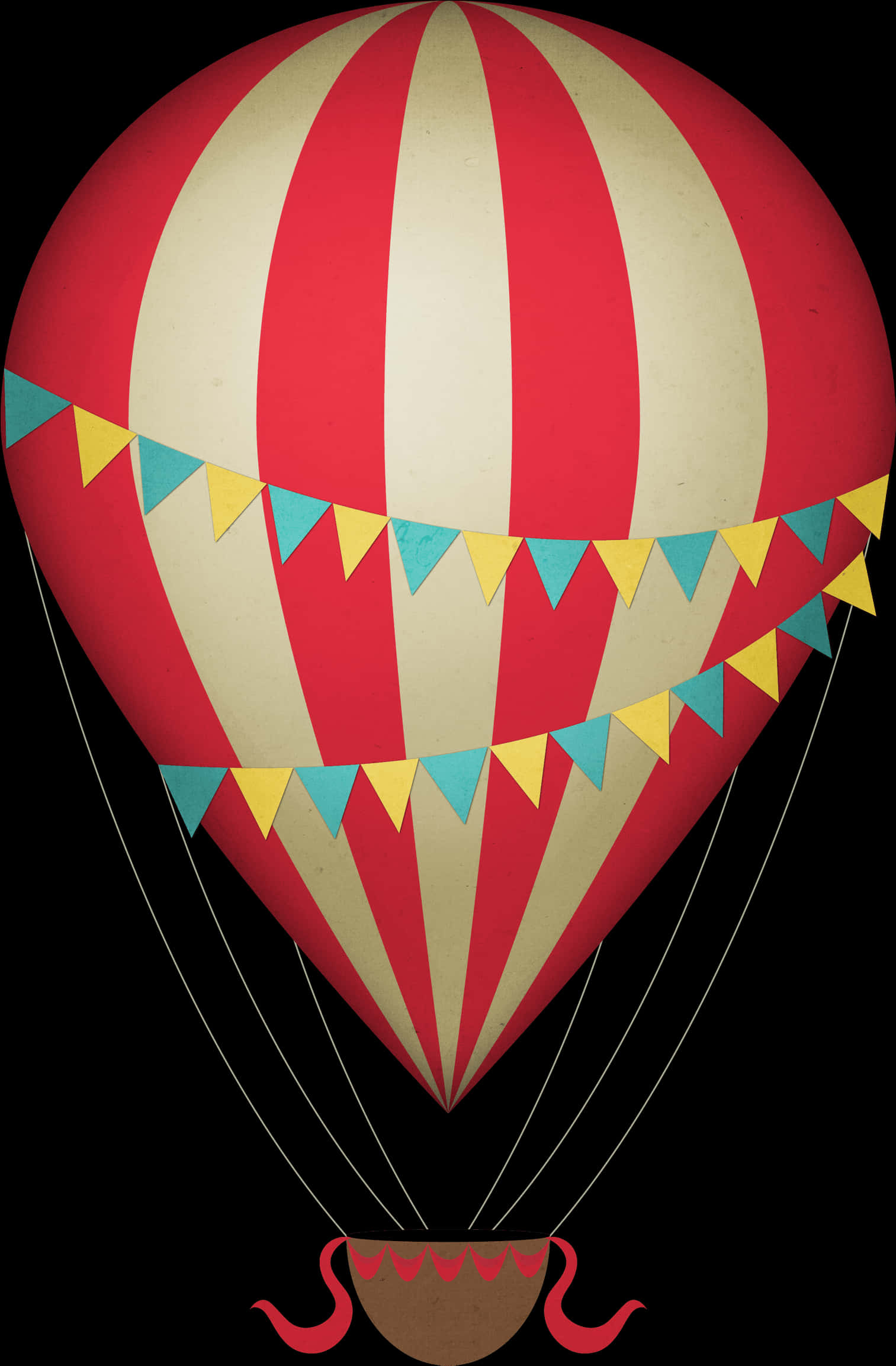 Vintage Style Hot Air Balloon