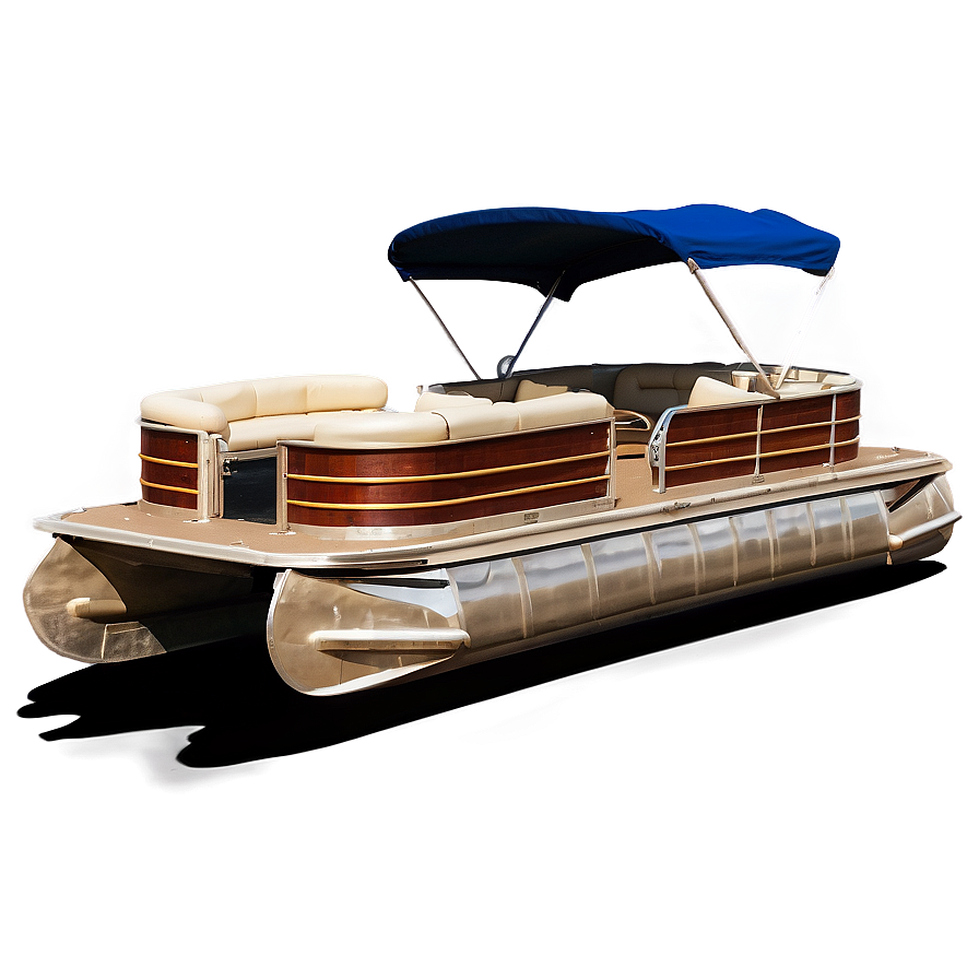 Vintage Style Pontoon Boat Png 06292024