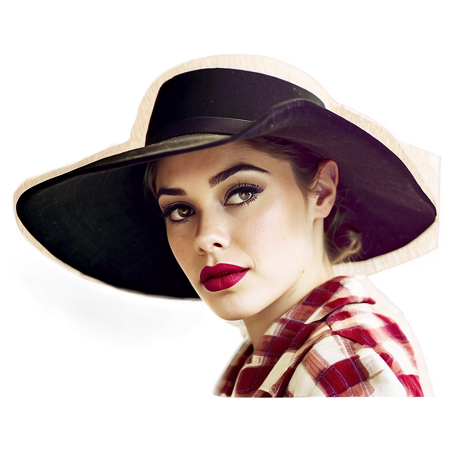 Vintage Style Portrait Png 77