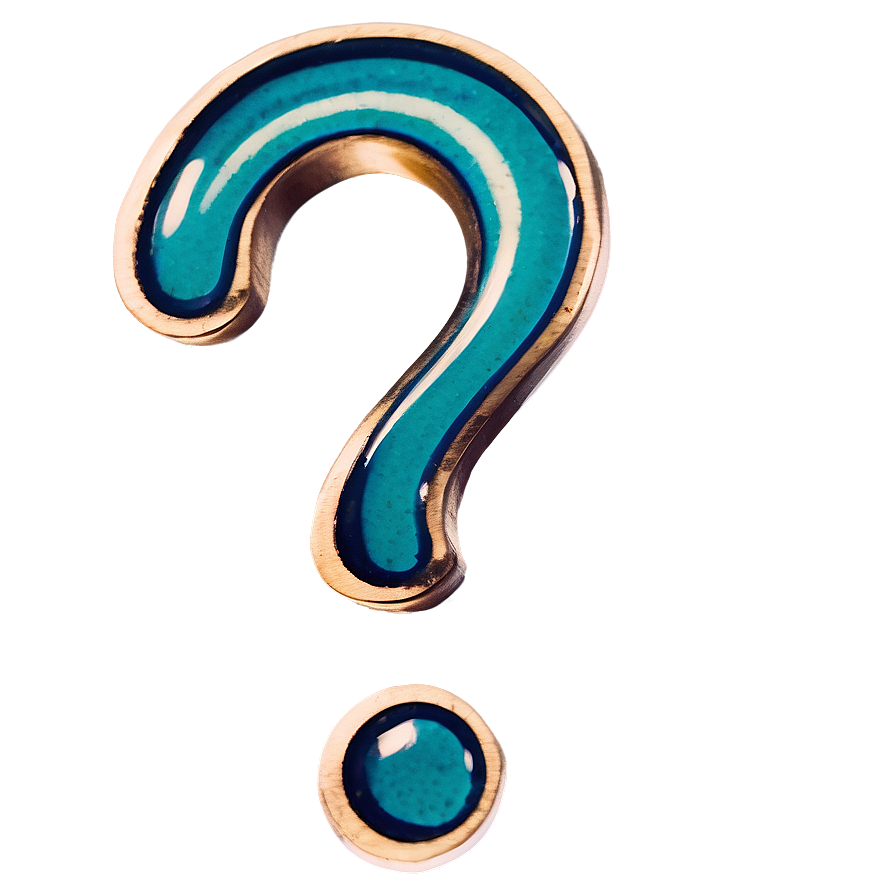 Vintage Style Question Mark Png 42