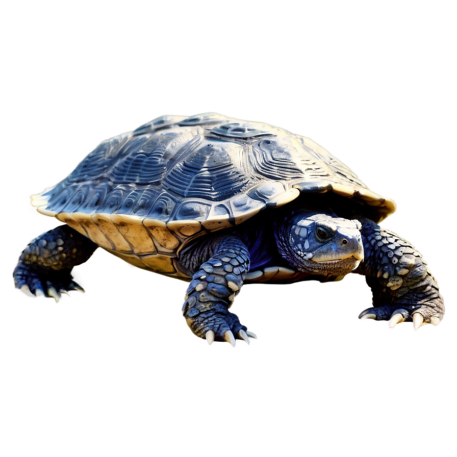 Vintage Style Snapping Turtle Drawing Png Jwq