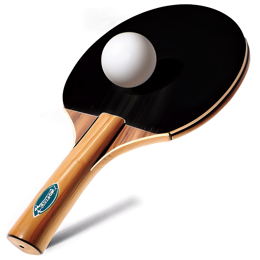 Vintage Style Table Tennis Paddle Png 1