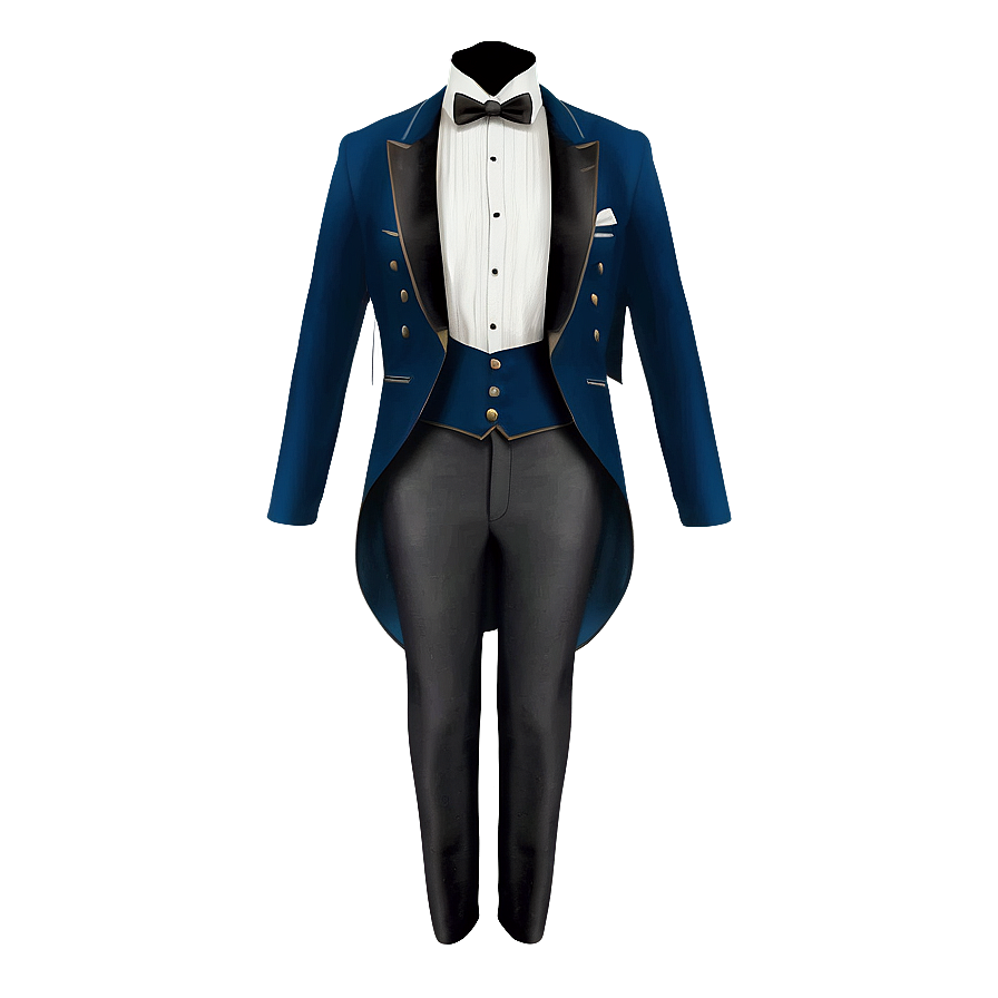 Vintage Style Tuxedo Png Odh81