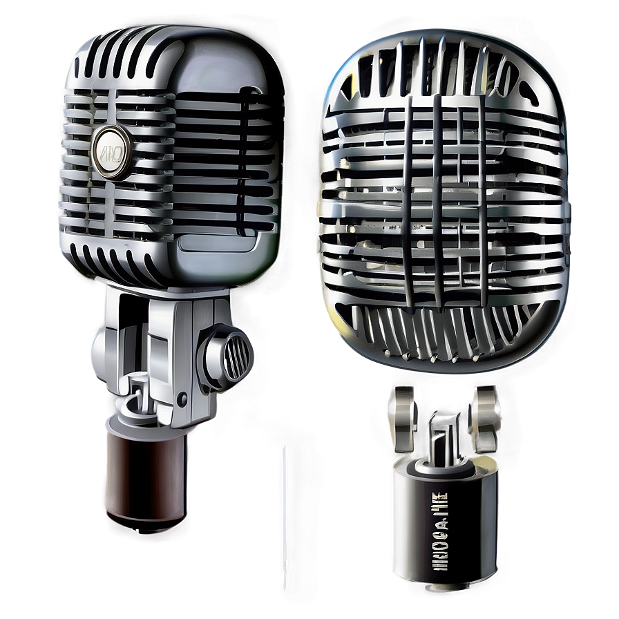 Vintage Styled Radio Mic Png Hjy