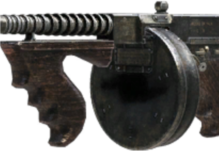 Vintage Submachine Gun