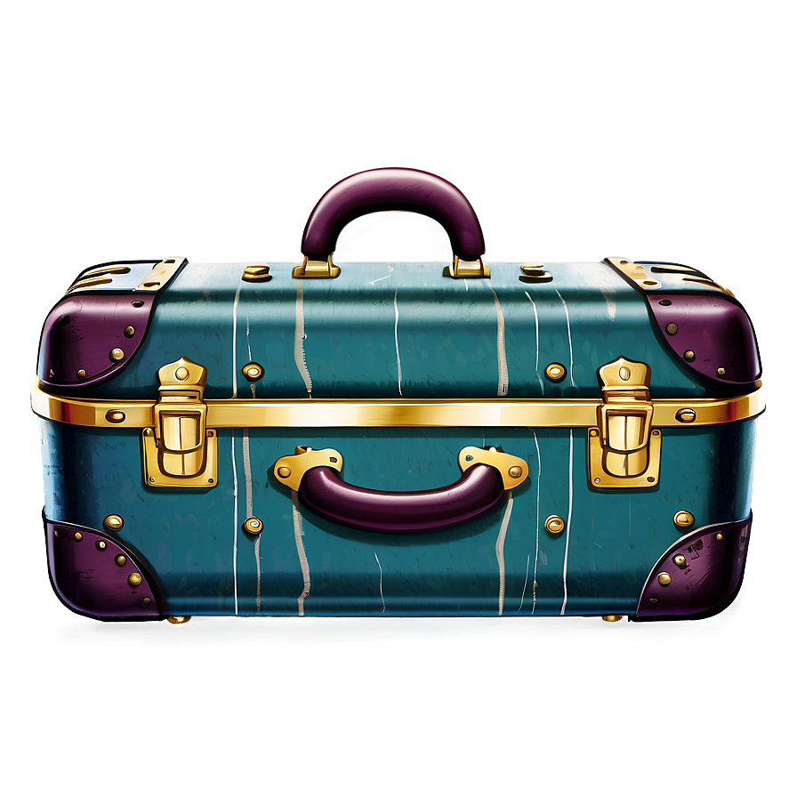 Vintage Suitcase Png 06112024